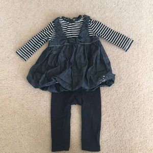 Jean Bourget 2 piece outfit size 9m